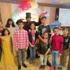 Another great memory captured with the young audience members after a show. Seeing their happy and amazed faces is the reason I love being a magician.