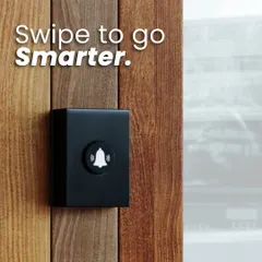 From just a bell to a smart welcome. This is the "before," a simple, non-descript doorbell button that offers no information or security.