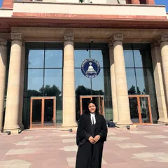 Standing before the Supreme Court of India. This is where the highest legal battles are fought, and I am proud to navigate this maze of law to seek justice for my clients.