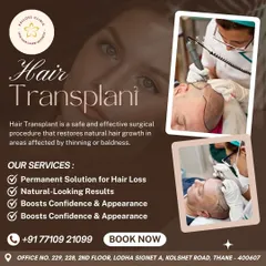 A hair transplant is more than a procedure; it's a permanent investment in your confidence. My FUE technique provides natural-looking results that allow you to regain a fuller head of hair and feel like yourself again.