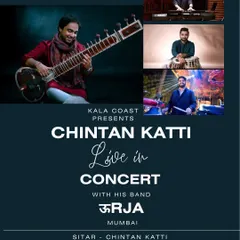 The promotional flyer for an 'Urja' concert in Mumbai. This event was a fusion music special, highlighting our band's genre.