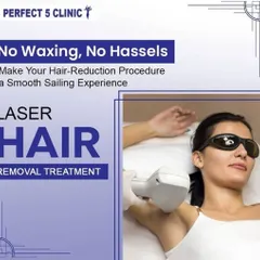 Leave the hassles of waxing and shaving behind. We make your hair reduction procedure a smooth sailing experience, as shown here with an underarm laser treatment that is quick, clean, and comfortable.