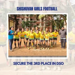 We are proud to coach the Shishuvan Girls Football team, who showcased incredible skill and teamwork to secure third place in the DSO tournament. We are committed to empowering female athletes and celebrating their success on the field.