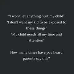 We often hear parents say they want to protect their child from everything. But what example are we setting when we neglect our own health?