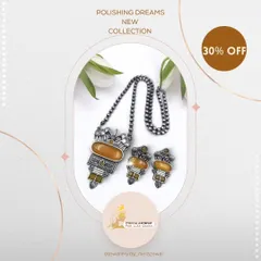 The 'Polishing Dreams' set in a warm yellow. This color is perfect for festive occasions like Haldi or Teej, adding a bright and cheerful touch to your attire.