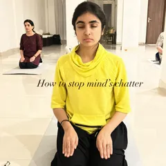 To quiet the mind's chatter, you must first realize that your thoughts have no real life value; they are just recycled memory. This image captures a moment of stillness during practice, a state we can all achieve when we stop thinking we are smart and simply wonder at life.