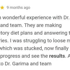 It's common to feel stuck when trying to lose weight. This client was struggling with a weight plateau but finally saw progress and results after starting one of my satisfactory diet plans.
