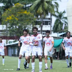 Another angle of our team's goal celebration. These are the moments we live for.