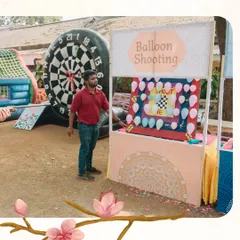 Our balloon shooting and inflatable dartboard stalls are always a huge hit. We can set up a variety of funfair games to create a full carnival experience that entertains guests of all ages.