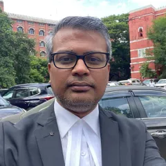 At the Madras High Court in Chennai to argue a bail application in a CBI case, demonstrating the nationwide scope of my criminal defense practice.