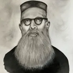 I believe a great portrait captures the soul. This custom charcoal piece was about bringing out the wisdom and character in his expression through detailed shading and contrast.