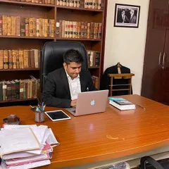 At my desk in our new Defence Colony office. This space is designed for collaboration and focused legal strategy.