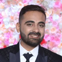 A portrait shot against a floral backdrop, where the makeup needs to be perfect. I focused on creating a smooth skin texture that looks great both in person and in professional wedding photography.