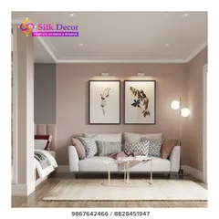 This project shows a compact yet elegant living area. We provided a custom-sized white sofa, perfectly proportioned for the space, and paired it with a delicate marble coffee table. This demonstrates our ability to create beautiful furniture for rooms of any size.