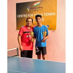 Congratulations to Harshith CM for his outstanding performance. Posing here with his trophies, his success is an inspiration to all our aspiring players.