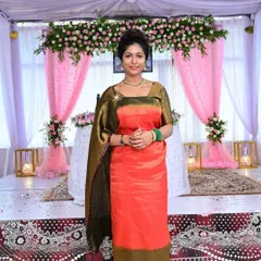 A full view of the traditional Kodava saree, worn during a family celebration. The distinctive drape and style are a beautiful expression of my Coorgi roots.