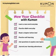 Here is a fun New Year checklist to inspire learning. Simple daily habits like learning a new word, practicing math, and reading a chapter before bed can make a huge difference.