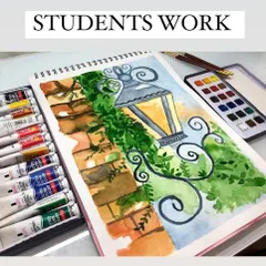 This is the fantastic result from a student in my beginner's class who followed the lantern tutorial. It's wonderful to see students master these techniques so quickly.