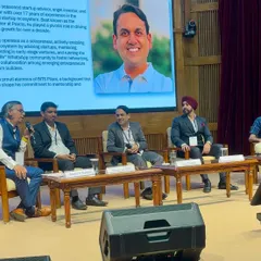 I had the privilege of speaking on a panel at IIM Bangalore with leading angel investors, VCs, and startup founders. It's essential for entrepreneurs, especially in specialized fields like health tech, to integrate legal strategy into their business plan right from the start to ensure long-term growth and investor trust.