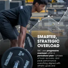 We believe in smarter, strategic overload. Our Strength & Conditioning programs use a periodized plan with phases of load, recovery, and peak performance, all aligned with your specific athletic goals and competition seasons.