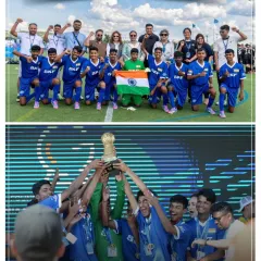 A moment of immense national pride as our Special Olympics Bharat Boys' Football Team lifts the Gothia Cup trophy. We are honored to provide the training and support that helps our athletes shine on the world stage, proving that Indian talent can conquer all.