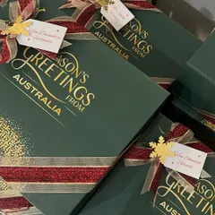 I was so honored to curate these "Season's Greetings from Australia" hampers for the Australian Consulate. They were sent to influential leaders across India, and I'm so proud of how they turned out.