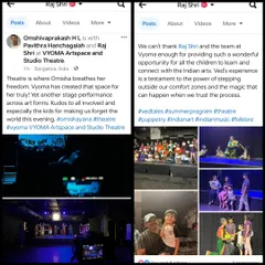 The feeling is priceless when parents share such wonderful feedback even before we've reached home after a show. It's a testament to the magical experience theatre provides for children.