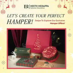 Let’s create your perfect Christmas hamper. This graphic introduces my exclusive hamper offers, beautifully packaged for the holiday season.