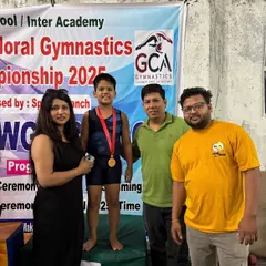 One of my students with his well-deserved medal. He trained consistently and gave his best performance at the championship.