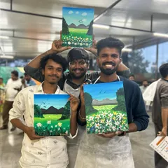 So much talent in one photo! It’s wonderful to see how each person adds their unique touch to the same theme, creating a diverse gallery of masterpieces.