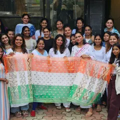The entire NSSA family coming together to celebrate Independence Day. We are proud to foster a sense of community and togetherness.