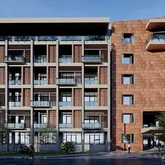 A rendering of the faculty building I designed for IIT Kanpur. This project, currently under construction, explores a dynamic facade using brick and concrete, providing each office with shade and a unique visual identity within a larger, cohesive structure.