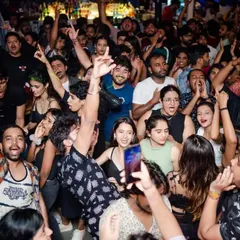 This is why I do what I do. The job is to make people happy, and seeing this level of energy and joy in the crowd is the ultimate confirmation that a track works. This is the real-world result of my music production.
