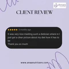 This client review highlights how a single consultation can provide a clear, actionable picture of the dietary changes needed. My goal is to make nutrition simple and understandable for everyone.