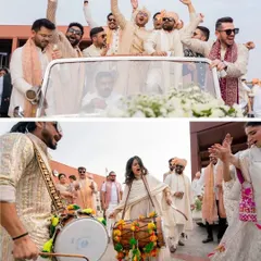 The groom's arrival should be nothing short of epic. We help coordinate high-energy baraats with dhol players and vintage cars, ensuring the "Baraat Munde di" makes an entrance with full swag.