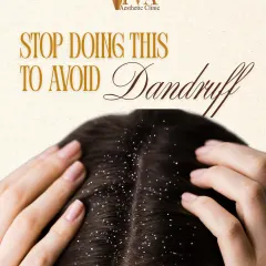 Are you struggling with dandruff? The first step is to stop doing things that make it worse. This series of images will guide you through common habits to avoid for a flake-free, healthy scalp.