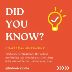 Did you know? Bilateral coordination is a skill we use every day, from walking to climbing. My program focuses on developing this skill by using both sides of the body together in fun and challenging ways.