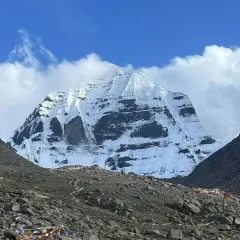 The awe-inspiring view of Mount Kailash, the sacred abode of Lord Shiva. This challenging yatra is a true test of spirit and a once-in-a-lifetime pilgrimage.
