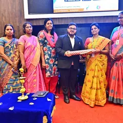Being felicitated at the Abhimaan Conference after my session. My goal is always to contribute to the discourse on creating harassment-free spaces through legal empowerment and awareness.