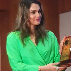 A close up from the awards ceremony. This recognition fuels my passion for making every client feel like a star.