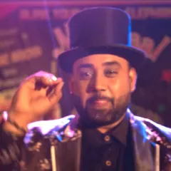 A close-up shot of me in character as 'Magician Yogi' for the web series. The top hat and costume really helped me get into the role.