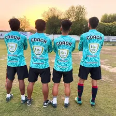 Our coaching staff, united and ready for the summer season in their new jerseys. They are the leaders who guide our players to victory.
