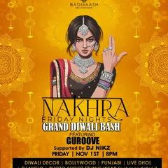 This poster for my Grand Diwali Bash at Badmaash highlights the festive elements I incorporate, including live dhol, ethnic wear themes, and a special playlist of Diwali bangers.