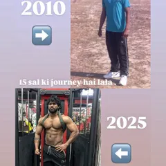 This is my 15-year journey, lala. From a skinny kid in 2010 to the physique I've built today. I've walked the path, and I know exactly what it takes to transform your body from scratch.