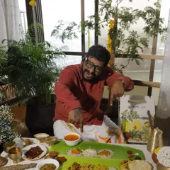 This is me, sharing a piece of my heritage with you. Every Sadya I prepare is a personal expression of love, a plate full of memories from my own childhood, crafted to make you feel the same joy I do.