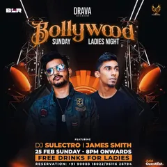 I love collaborating with other artists like DJ Sulectro for our Bollywood Sunday Ladies Night at Drava. We bring a mix of new hits and classic bangers.