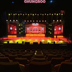 This is the stage I created for the Ghungroo 2024 dance festival. The design featured intricate visuals on multiple LED screens and dynamic lighting that changed with each performance, providing a stunning backdrop for the artists.