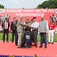The presentation of The World Blood Donor Day Cup, an event co-hosted with the Indian Red Cross Society to raise awareness for a vital cause.