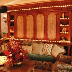 We created a warm and inviting atmosphere for a Diwali collection launch using hundreds of candles. The soft, flickering light highlighted the beautiful wood and rattan textures of the furniture, creating a cozy and festive mood.