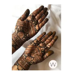 A beautiful, dense design featuring a mix of floral and traditional patterns.